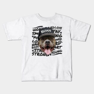 Pitbull Boss Kids T-Shirt